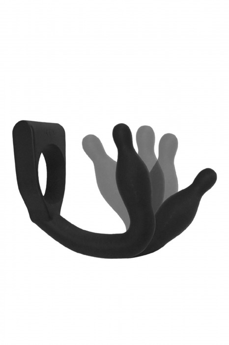 Эрекционное кольцо с вибровтулкой Discovery - MALESATION - в Ангарске купить с доставкой