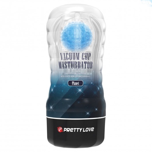 Прозрачный текстурированный мастурбатор Vacuum Cup Masturbator Planet - Baile - в Ангарске купить с доставкой