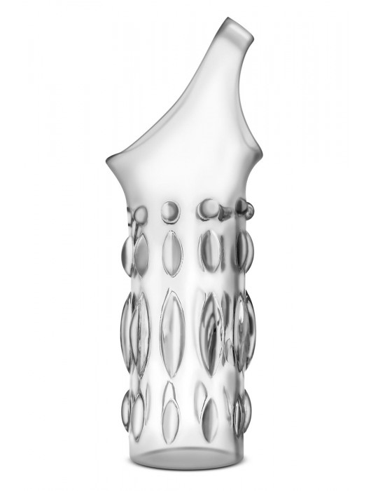 Прозрачная насадка на пенис Stretchy Studded Penis Sleeve Ring - Blush Novelties - в Ангарске купить с доставкой