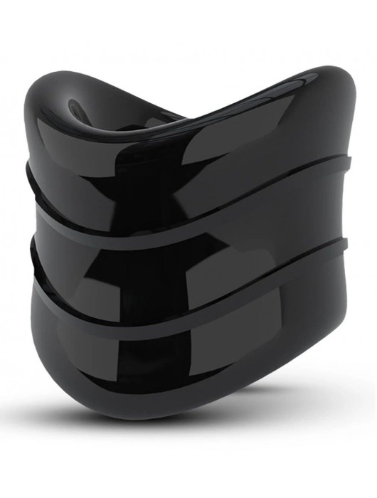 Черное эрекционное кольцо на мошонку Beef Ball Stretcher Snug X Long - Blush Novelties - в Ангарске купить с доставкой