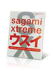 Ультратонкий презерватив Sagami Xtreme SUPERTHIN - 1 шт. - Sagami - купить с доставкой в Ангарске