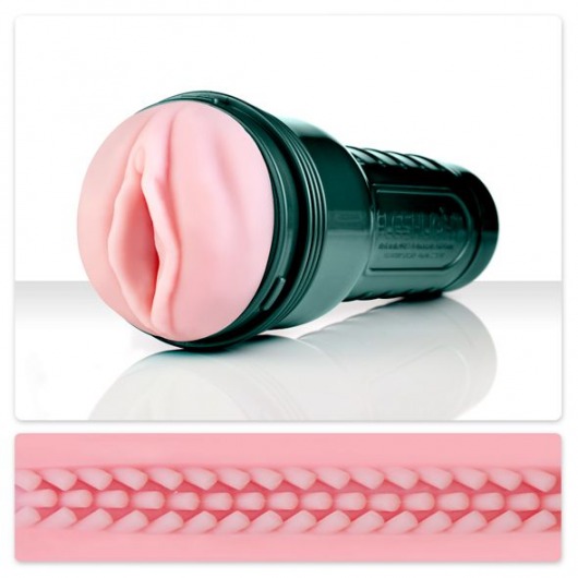 Мастурбатор-вагина Fleshlight - Vibro Pink Lady Touch с вибрацией - Fleshlight - в Ангарске купить с доставкой