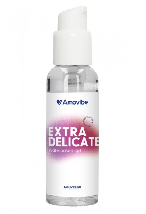 Гель на водной основе Amovibe Extra Delicate - 100 мл. - Amovibe - купить с доставкой в Ангарске