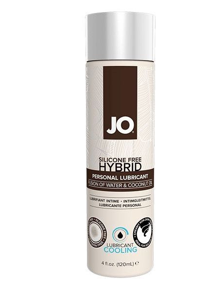 Водно-масляный лубрикант с охлаждающим эффектом JO Silicon free Hybrid Lubricant COOLING - 120 мл. - System JO - купить с доставкой в Ангарске