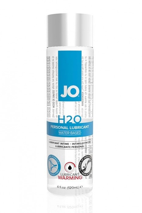 Возбуждающий лубрикант на водной основе JO Personal Lubricant H2O Warming - 120 мл. - System JO - купить с доставкой в Ангарске