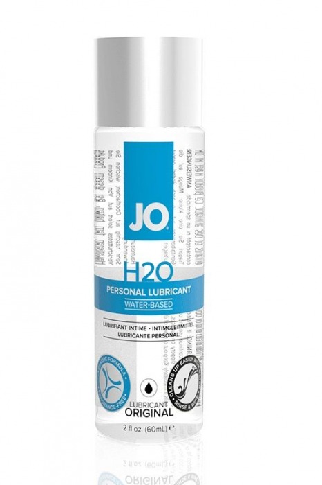 Нейтральный лубрикант на водной основе JO Personal Lubricant H2O - 60 мл. - System JO - купить с доставкой в Ангарске