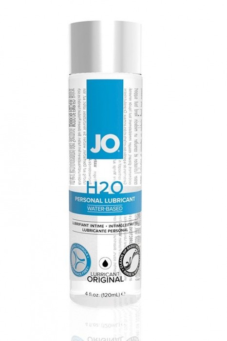 Нейтральный лубрикант на водной основе JO Personal Lubricant H2O - 120 мл. - System JO - купить с доставкой в Ангарске