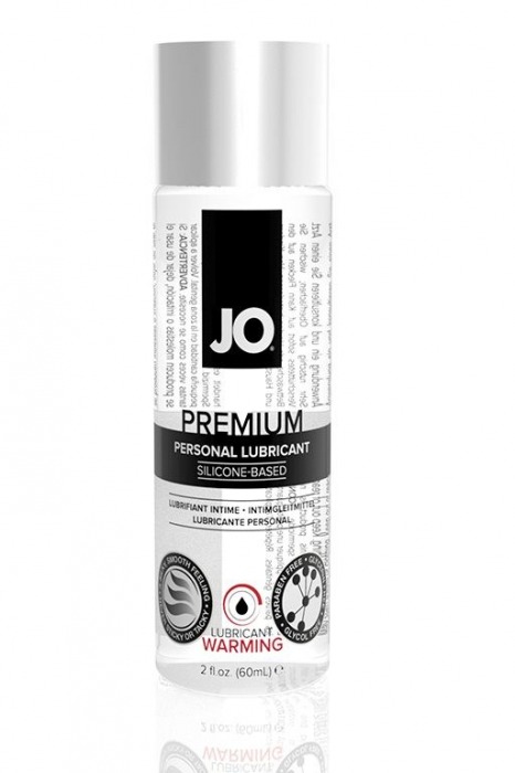 Возбуждающий лубрикант на силиконовой основе JO Personal Premium Lubricant  Warming - 60 мл. - System JO - купить с доставкой в Ангарске