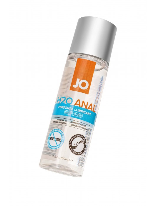 Анальный лубрикант на водной основе JO Anal H2O - 60 мл. - System JO - купить с доставкой в Ангарске