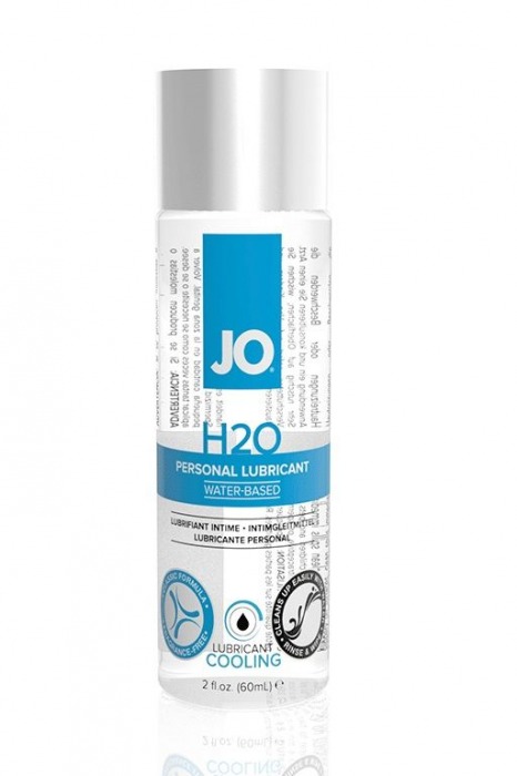 Охлаждающий лубрикант на водной основе JO Personal Lubricant H2O COOLING - 60 мл. - System JO - купить с доставкой в Ангарске