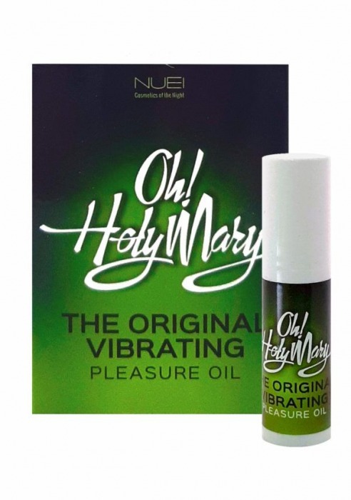 Масло унисекс с эффектом вибрации Oh! Holy Mary - 6 мл. - Nuei cosmetics - купить с доставкой в Ангарске