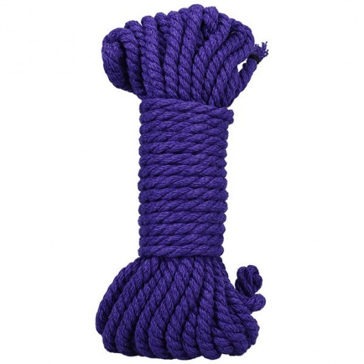 Фиолетовая верёвка для связывания и фиксации Bind Tie - 9,14 м. - Doc Johnson - купить с доставкой в Ангарске