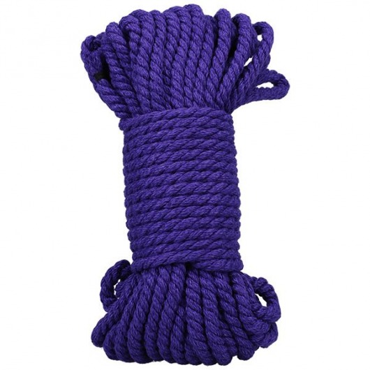 Фиолетовая верёвка для связывания и фиксации Bind Tie - 15,24 м. - Doc Johnson - купить с доставкой в Ангарске