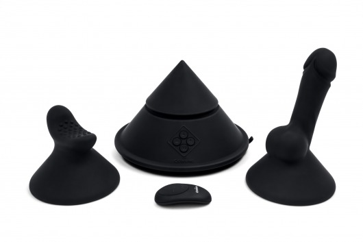 Конусный вибромассажер Cowgirl Cone с 2 насадками - CowGirl - купить с доставкой в Ангарске