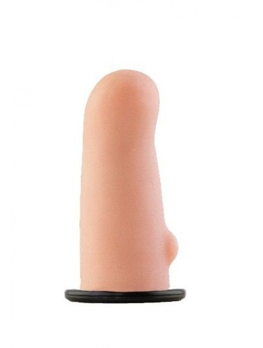 Женский пояс с коннектором и вагинальной пробкой - LOVETOY (А-Полимер) - купить с доставкой в Ангарске