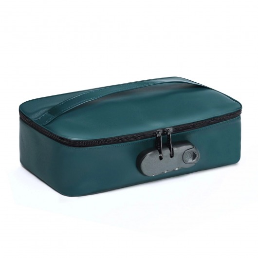 Зеленая сумочка для хранения игрушек Discreet Box - Dorcel - купить с доставкой в Ангарске