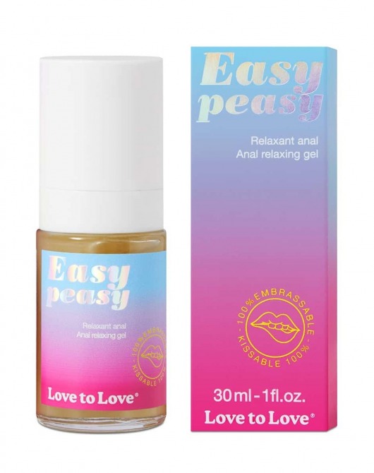 Анальный расслабляющий гель Easy Peasy - 30 мл. - Love to Love - купить с доставкой в Ангарске