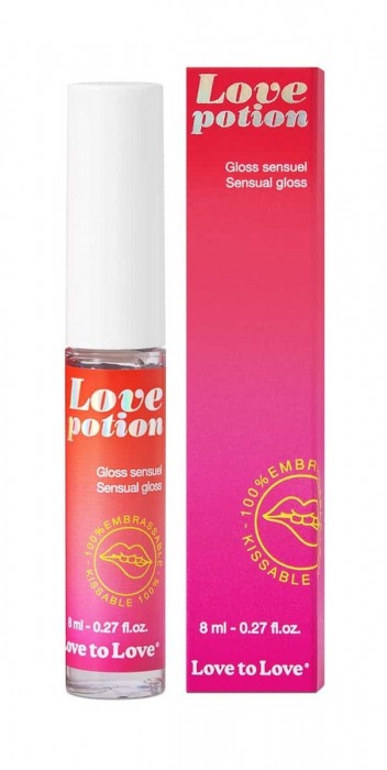 Возбуждающий блеск для губ Love Potion - 8 мл. - Love to Love - купить с доставкой в Ангарске