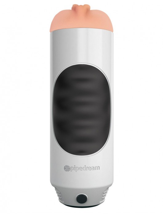 Мастурбатор-вагина Extreme Toyz Mega Grip Vibrating Stroker Mouth - Pipedream - в Ангарске купить с доставкой