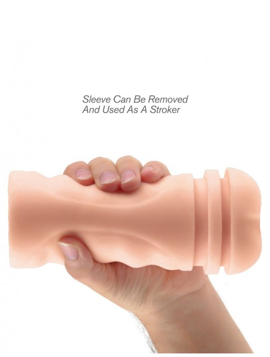 Мастурбатор-вагина Extreme Toyz Mega Grip Vibrating Stroker Mouth - Pipedream - в Ангарске купить с доставкой