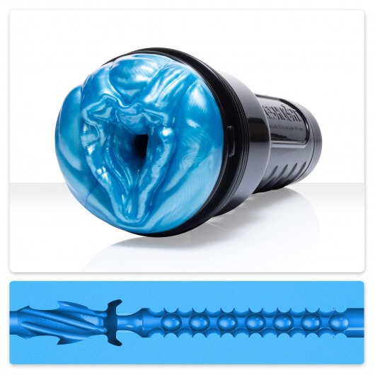 Мастурбатор-вагина Fleshlight Freaks Alien Blue Metallic - Fleshlight - в Ангарске купить с доставкой