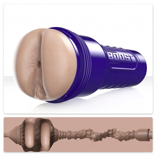 Телесный мастурбатор-анус Fleshlight Boost Blast Female - Fleshlight - в Ангарске купить с доставкой