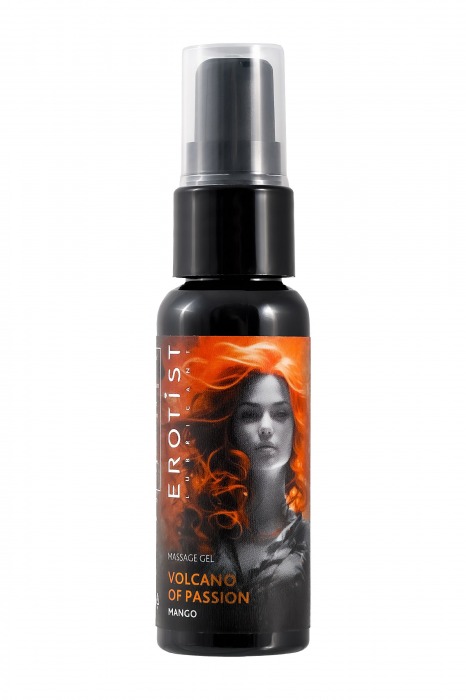 Гель с эффектом вибрации Volcano Of Passion со вкусом манго - 25 мл. - Erotist Lubricants - купить с доставкой в Ангарске