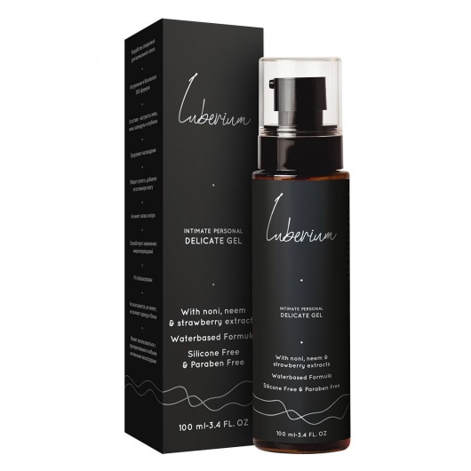 Интимный гель с экстрактами нони, нима и клубники Luberium Delicate Waterbased - 100 мл. - Luberium - купить с доставкой в Ангарске