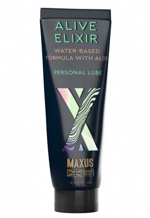 Интимный гель на водной основе MAXUS Alive Elixir - 75 мл. - Maxus - купить с доставкой в Ангарске