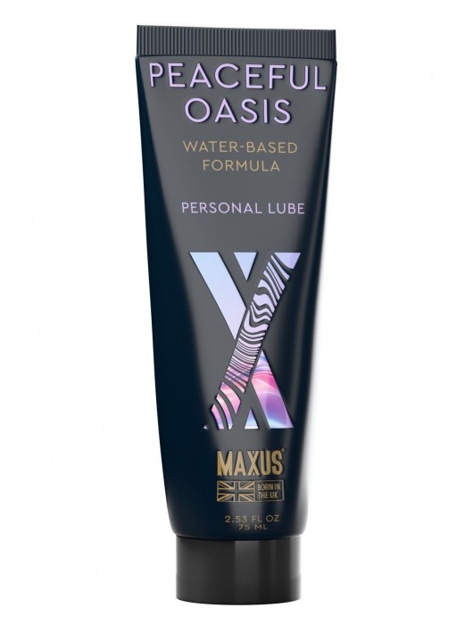 Интимный гель на водной основе MAXUS Peaceful Oasis - 75 мл. - Maxus - купить с доставкой в Ангарске