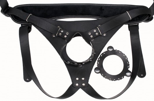 Пояс Hard Brutal для больших насадок - LOVETOY (А-Полимер) - купить с доставкой в Ангарске