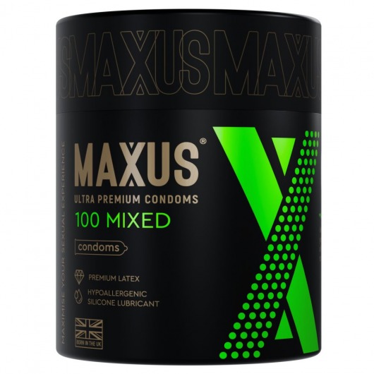 Презервативы MAXUS Mixed - 100 шт. - Maxus - купить с доставкой в Ангарске