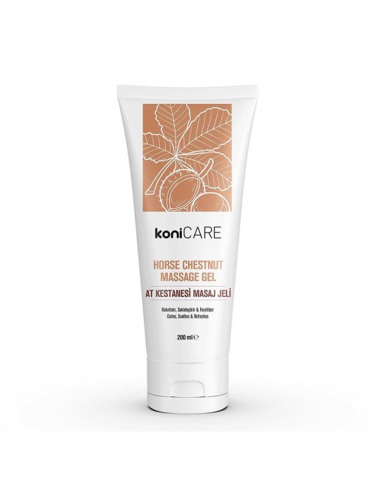 Расслабляющий массажный гель Konicare Horse Chestnut Massage Gel - 200 мл. - KoniCARE - купить с доставкой в Ангарске