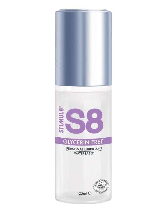 Лубрикант на водной основе S8 Glycerin Free без глицерина - 125 мл. - Stimul8 - купить с доставкой в Ангарске