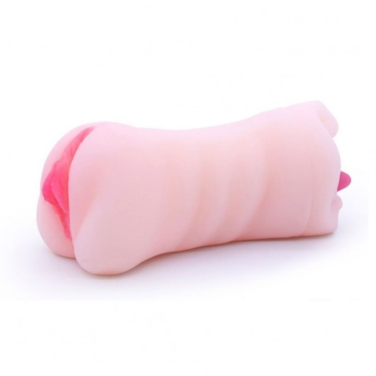 Телесный двусторонний мастурбатор - вагина и ротик - Boys of Toys - в Ангарске купить с доставкой