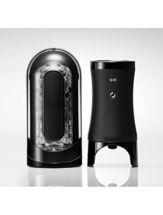 Набор Tenga Flip Zero Electronic Vibrotation: мастурбатор с вибрацией и устройство вращения - Tenga - в Ангарске купить с доставкой
