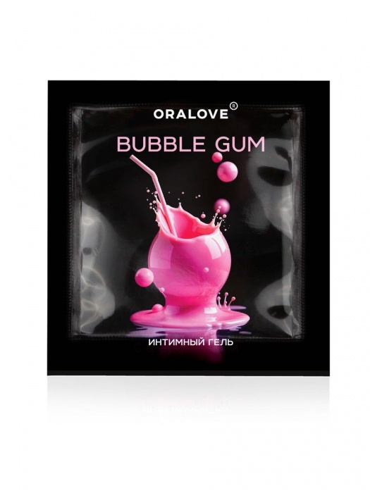 Саше съедобной оральной смазки OraLove с ароматом бабл-гам - 3 гр. - Биоритм - купить с доставкой в Ангарске