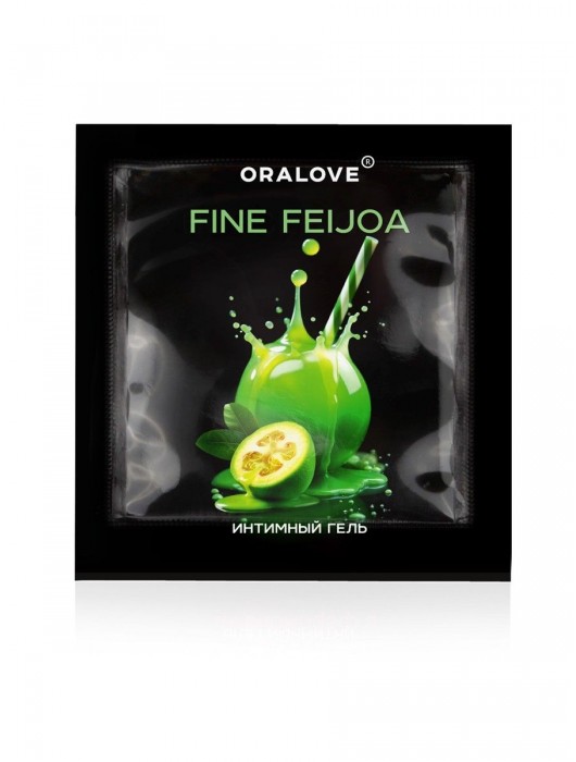 Саше съедобной оральной смазки OraLove с ароматом фейхоа - 3 гр. - Биоритм - купить с доставкой в Ангарске