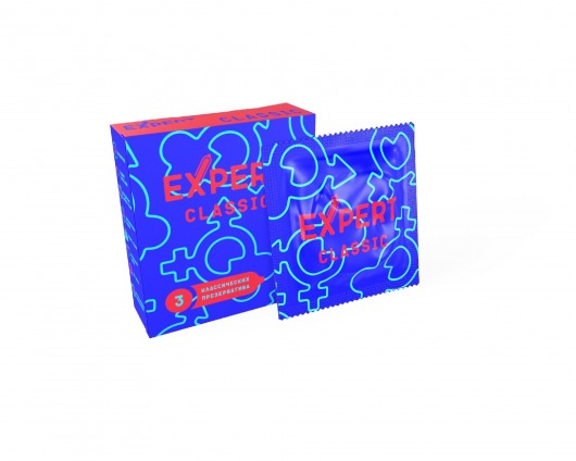 Классические презервативы Expert Classic - 3 шт. - Expert - купить с доставкой в Ангарске