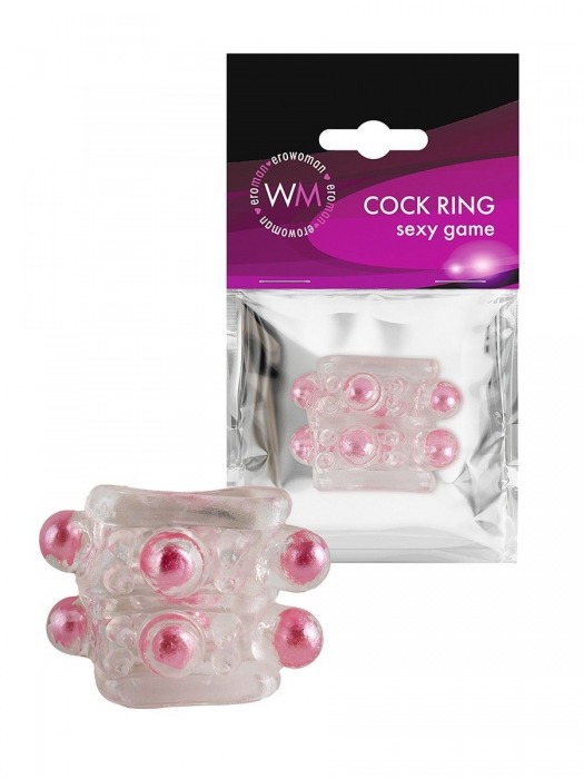 Прозрачная насадка на пенис с цветными шариками - Erowoman-Eroman - в Ангарске купить с доставкой