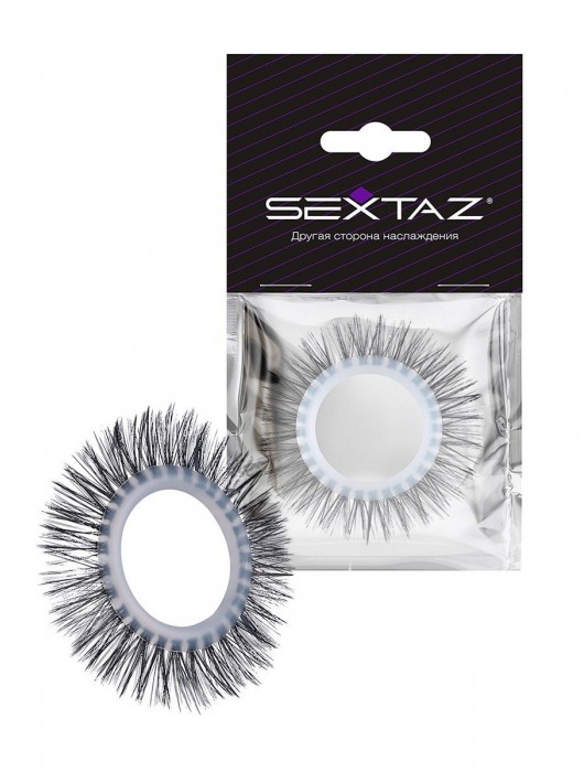 Круглое эрекционное кольцо с длинными «ресничками» - Sextaz - в Ангарске купить с доставкой