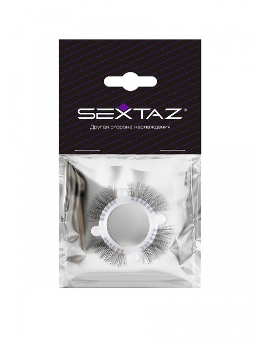 Эластичное кольцо с «ресничками» и 4 шариками - Sextaz - в Ангарске купить с доставкой