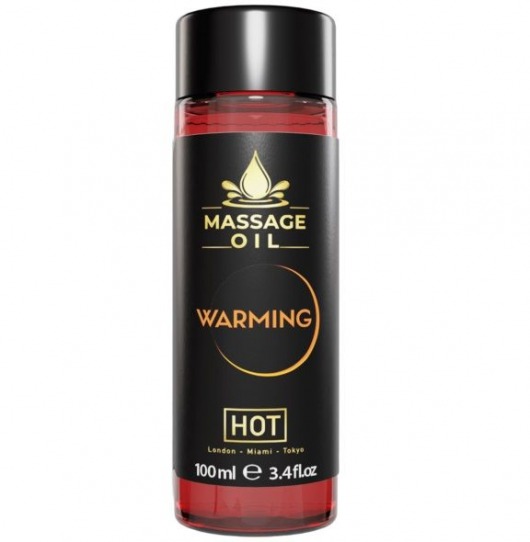 Массажное масло с согревающим эффектом Massage Oil Warming - 100 мл. - HOT - купить с доставкой в Ангарске