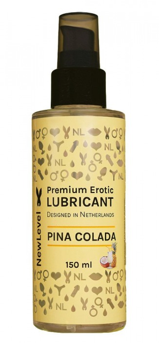 Ароматизированный лубрикант на водной основе NewLevel Pina Colada - 150 мл. - NewLevel - купить с доставкой в Ангарске
