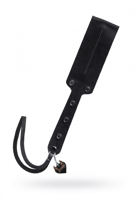 Черный кожаный пэддл - 32 см. - Pecado - купить с доставкой в Ангарске