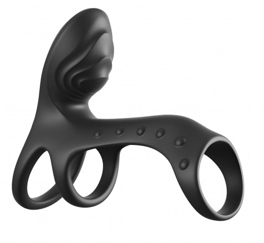 Черная насадка на пенис Ultimate Couples Cage Pro - Pipedream - в Ангарске купить с доставкой