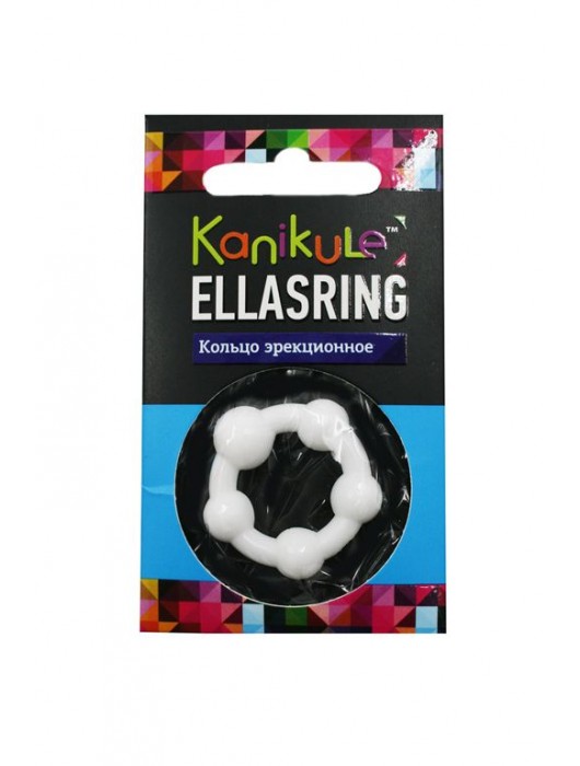 Цветное эрекционное кольцо с шариками Ellasring - Sitabella - в Ангарске купить с доставкой