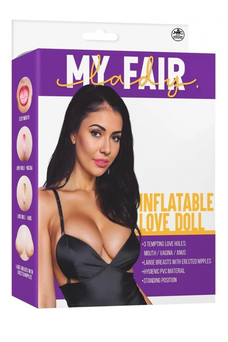 Телесная надувная секс-кукла с 3 любовными отверстиями - NMC - в Ангарске купить с доставкой