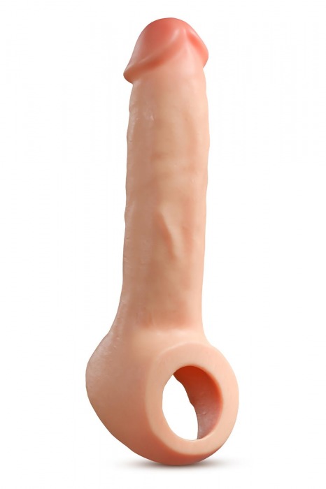 Телесная насадка-удлинитель Thrive 8.75 Inch Realistic Penis Extender Sleeve - 22,2 см. - Blush Novelties - в Ангарске купить с доставкой