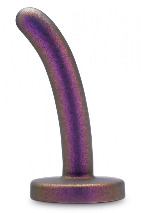 Фиолетовая насадка с гладкой поверхностью Surrender 4.75 Inch Beginner Pegging Dildo - 12 см. - Blush Novelties - купить с доставкой в Ангарске